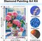 Hydrangea Diamond Painting Kit for Adults – 5D DIY Flowers Gem Art for Home Decor & Gifts, 12×16 Inch